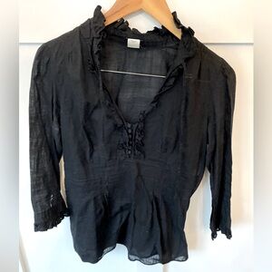 Black J. Crew top - size 4